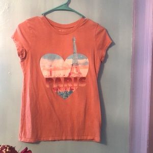 Tee shirt with a Paris design